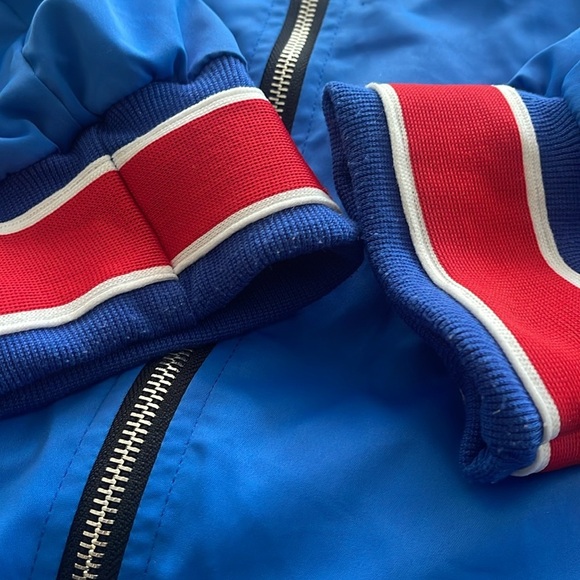 SHEIN blue lightweight varsity jacket windbreaker size 3XL - Picture 7 of 13